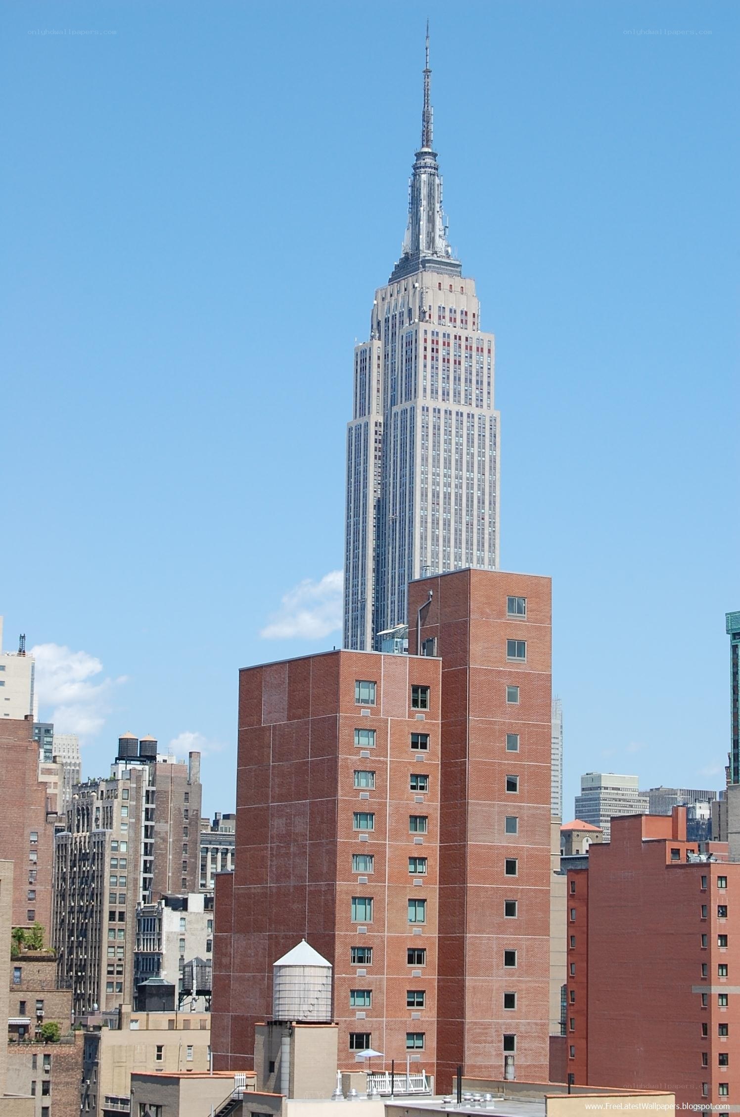 Empire State Building on a clear day