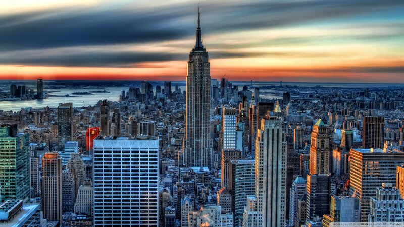 Empire State Building — Orange