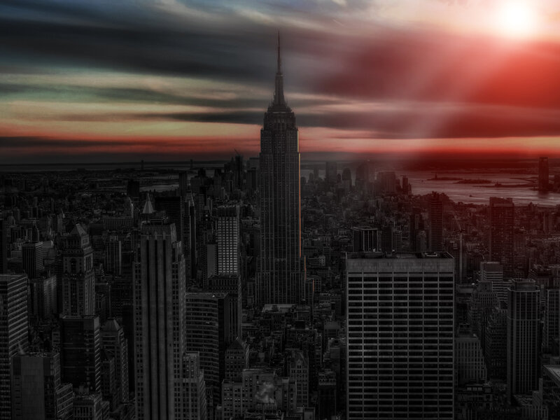 Empire State Building — Red