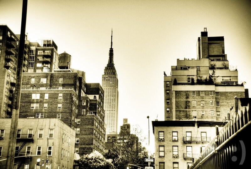 Empire State Building — Sepia