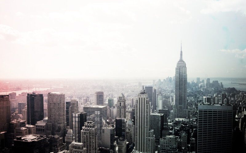 Empire State Building View — Gray