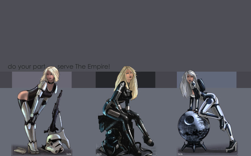Empire-themed character designs