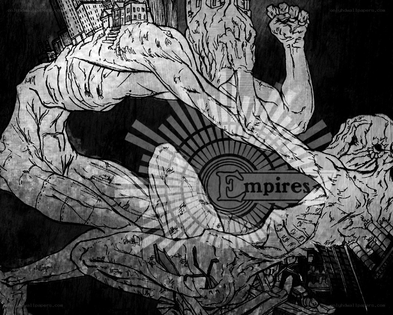 Empires logo with giant figure