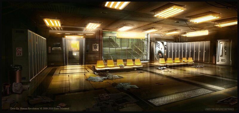 Employee Entrance Area