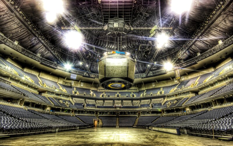 Empty Arena Seating