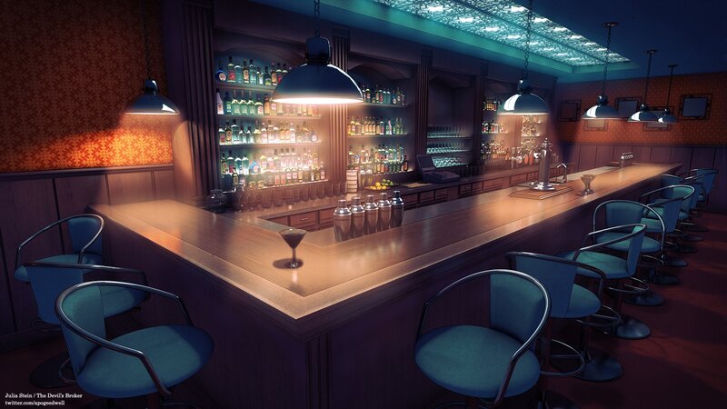 Empty Bar Interior