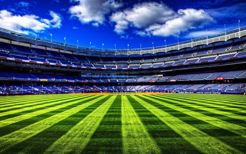empty baseball stadium