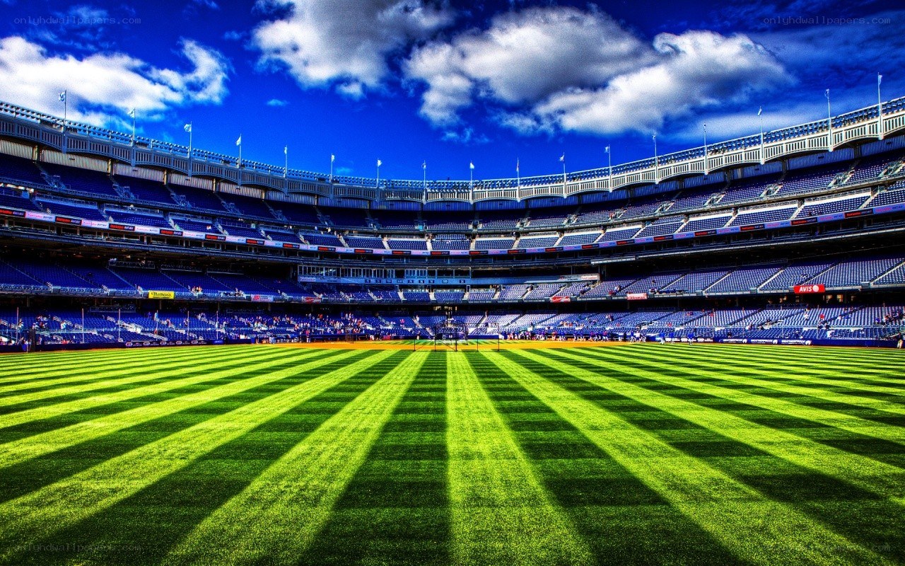 empty baseball stadium