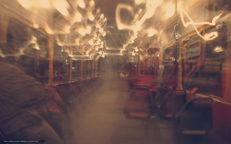 Empty Bus Interior