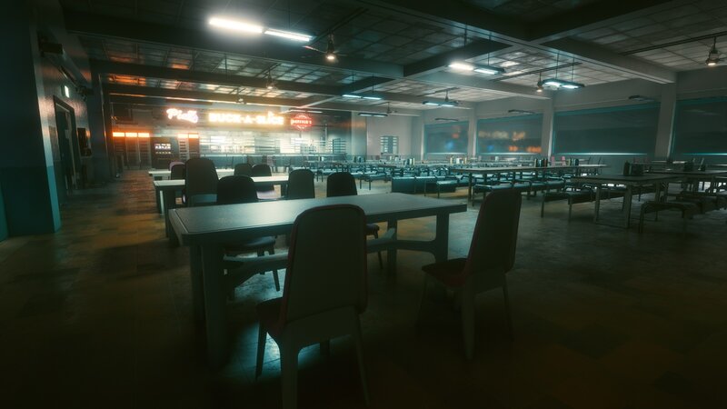 Empty Cafeteria