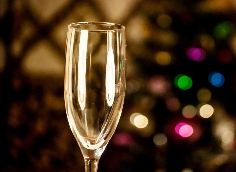 Empty Champagne Flute