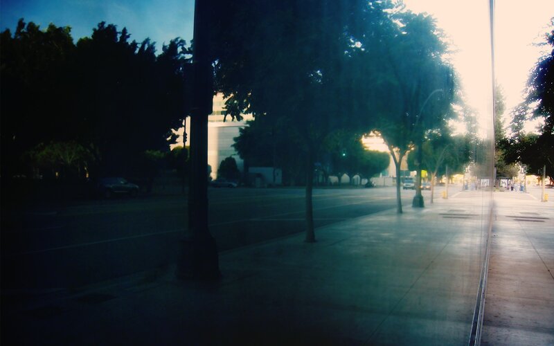 Empty City Street — Blue