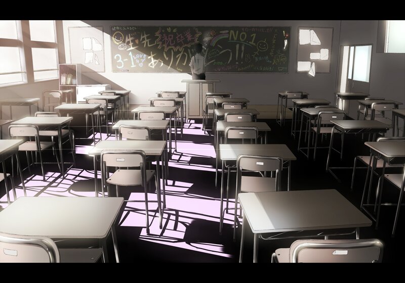 Empty Classroom — Gray
