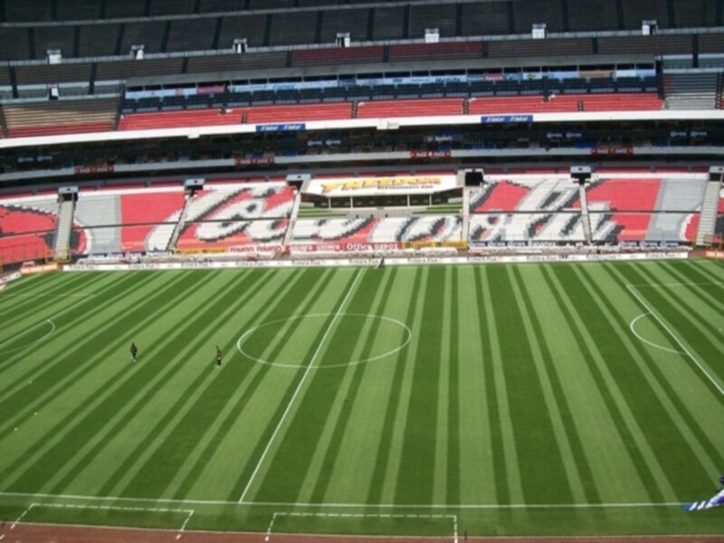empty football stadium