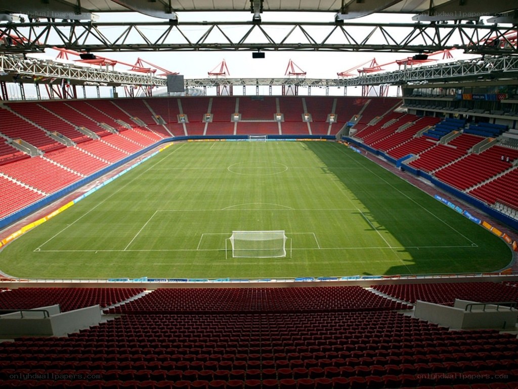 empty football stadium
