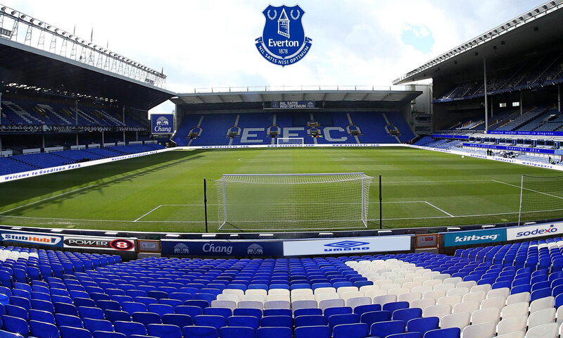 Empty Football Stadium — Blue, Calm