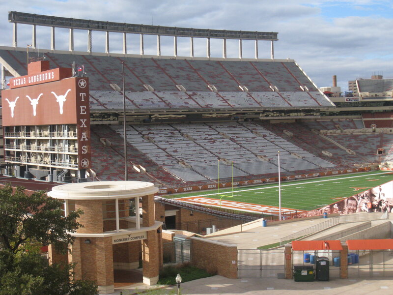 Empty Football Stadium — Green, Calm, Afternoon
