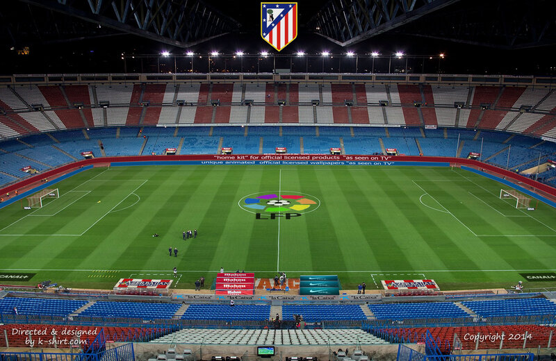 Empty Football Stadium — Green, Serene