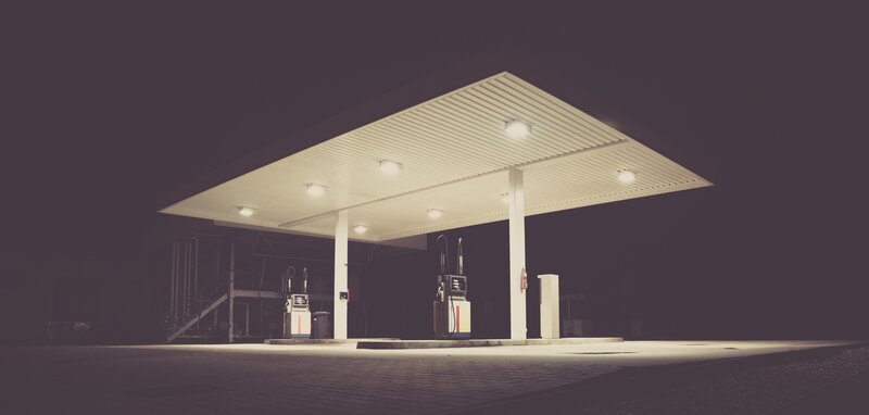 Empty Gas Station