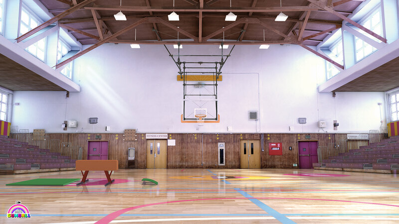 Empty Gymnasium — Wood