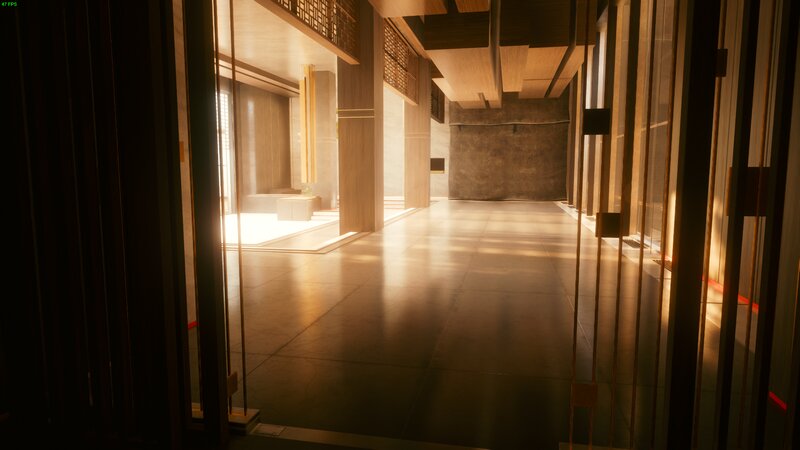 Empty Hallway Interior