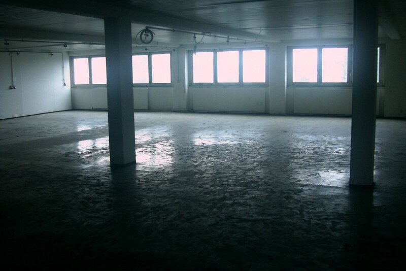 empty industrial room interior