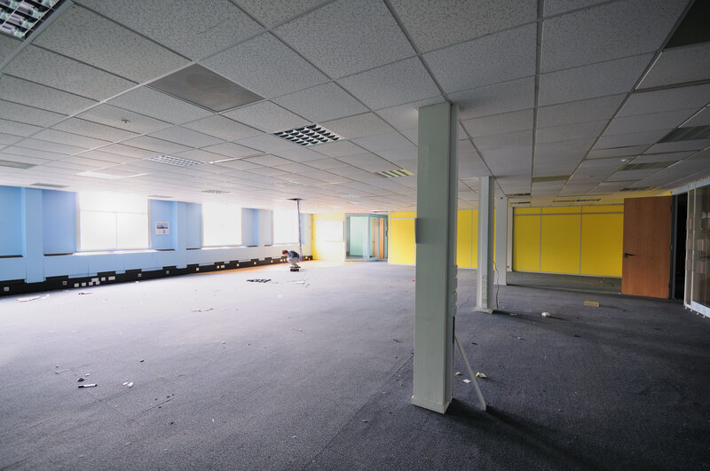 Empty office space under renovation
