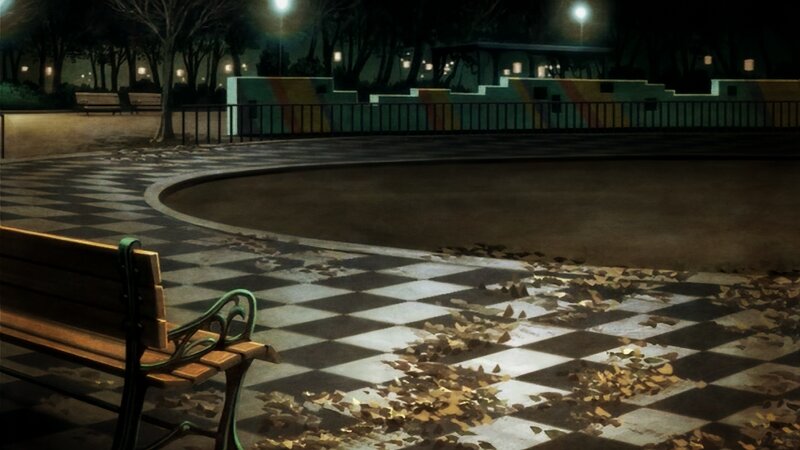 Empty Park Bench — Brown, Quiet
