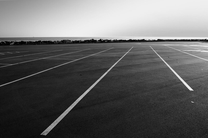 Empty Parking Lot — Black, Serene