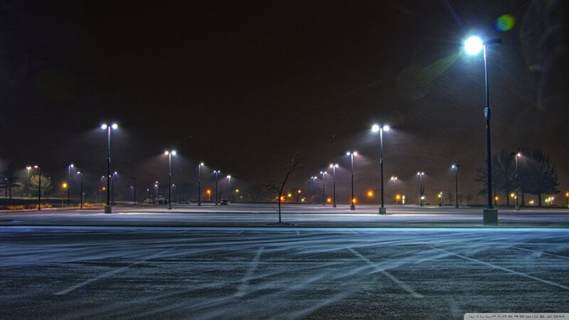 Empty Parking Lot — Black