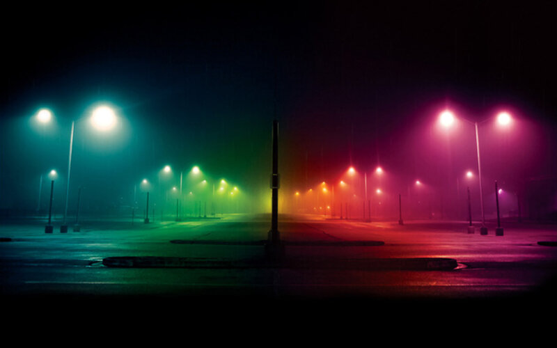 Empty Parking Lot — Green