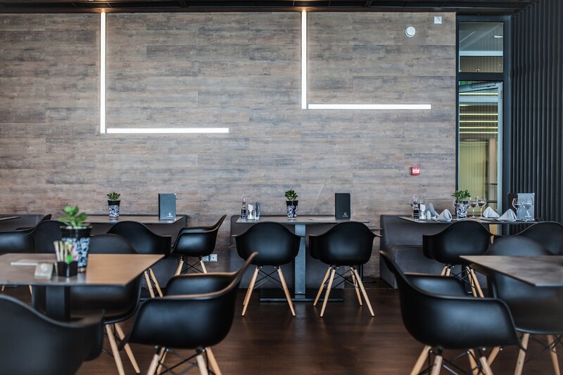 Empty Restaurant Tables