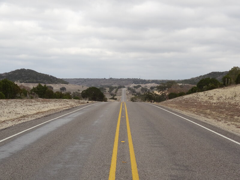 Empty Road in Hills