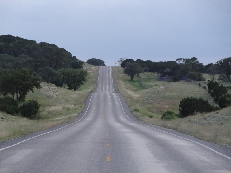 Empty Road Up Hill
