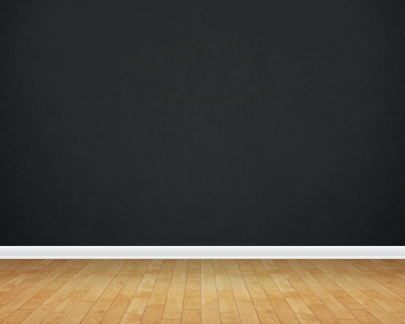 Empty Room Interior — Black, Neutral