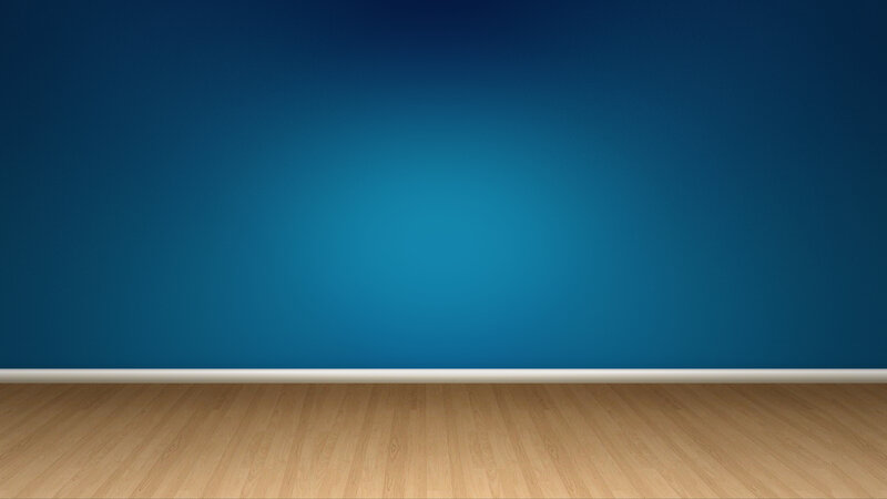 Empty Room Interior — Blue