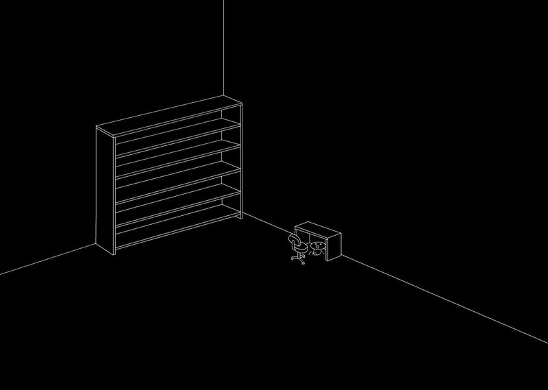 empty room with furniture