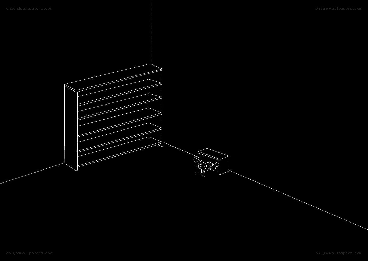 empty room with furniture