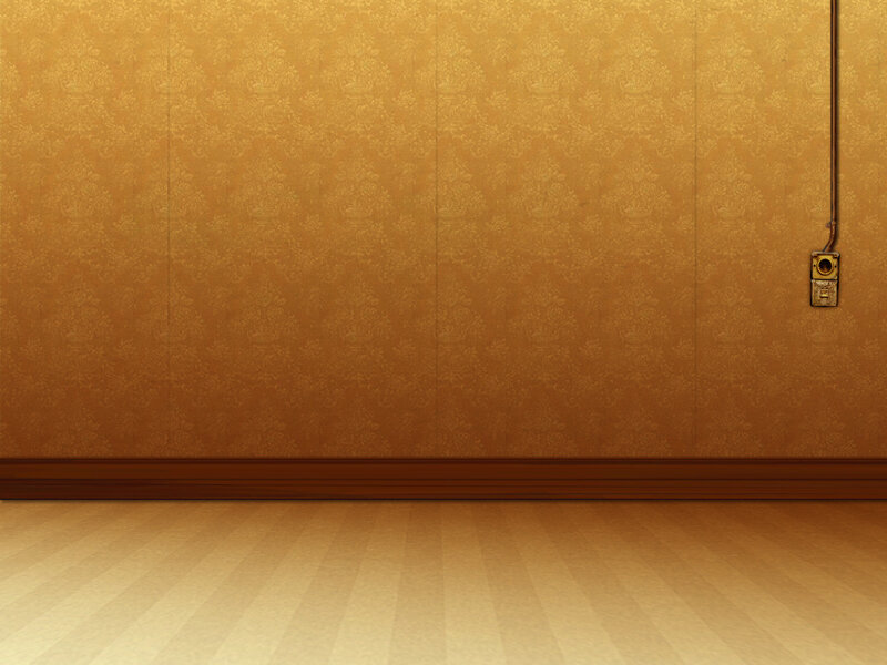 empty room with gold wallpaper
