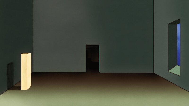 Empty Room with Lamp