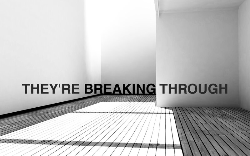 Empty room with text overlay