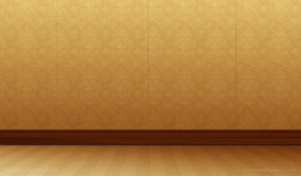 empty room with wallpaper
