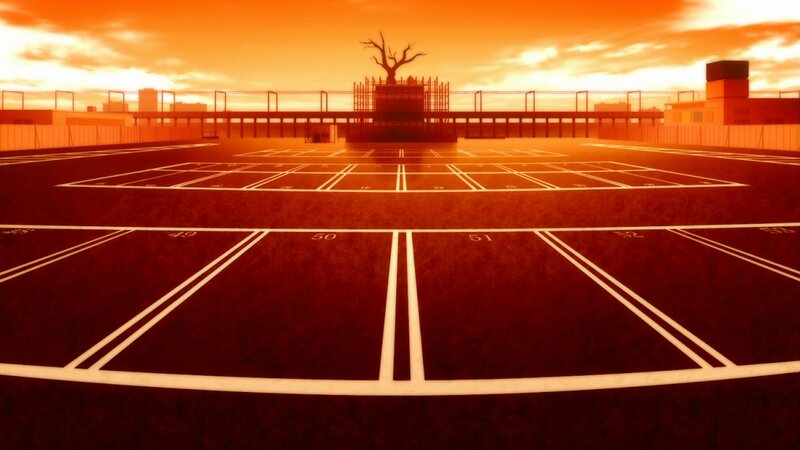 Empty Shuffleboard Court