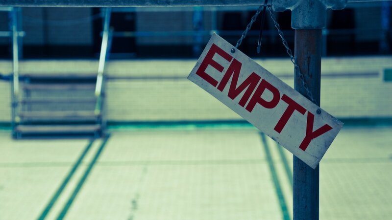 Empty Sign on Pole
