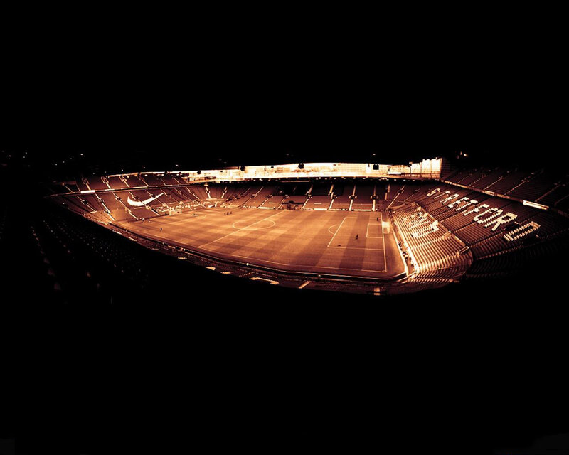 Empty Soccer Stadium — Black