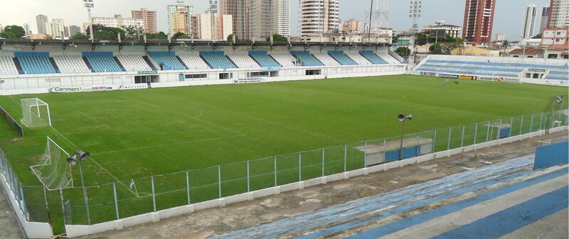 empty soccer stadium