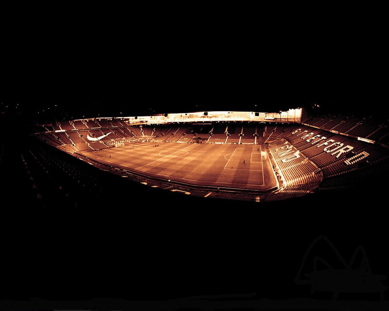 Empty Stadium at Night — Black, Dark