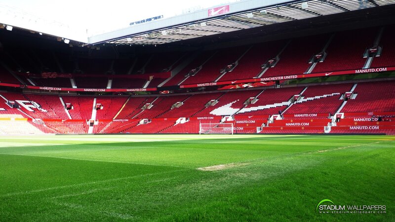 Empty stadium at Old Trafford