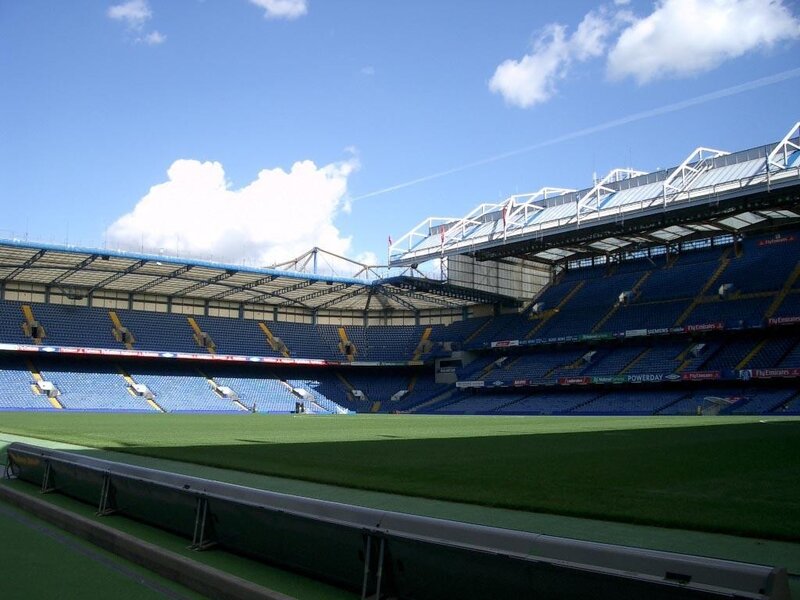 empty stadium on a sunny day