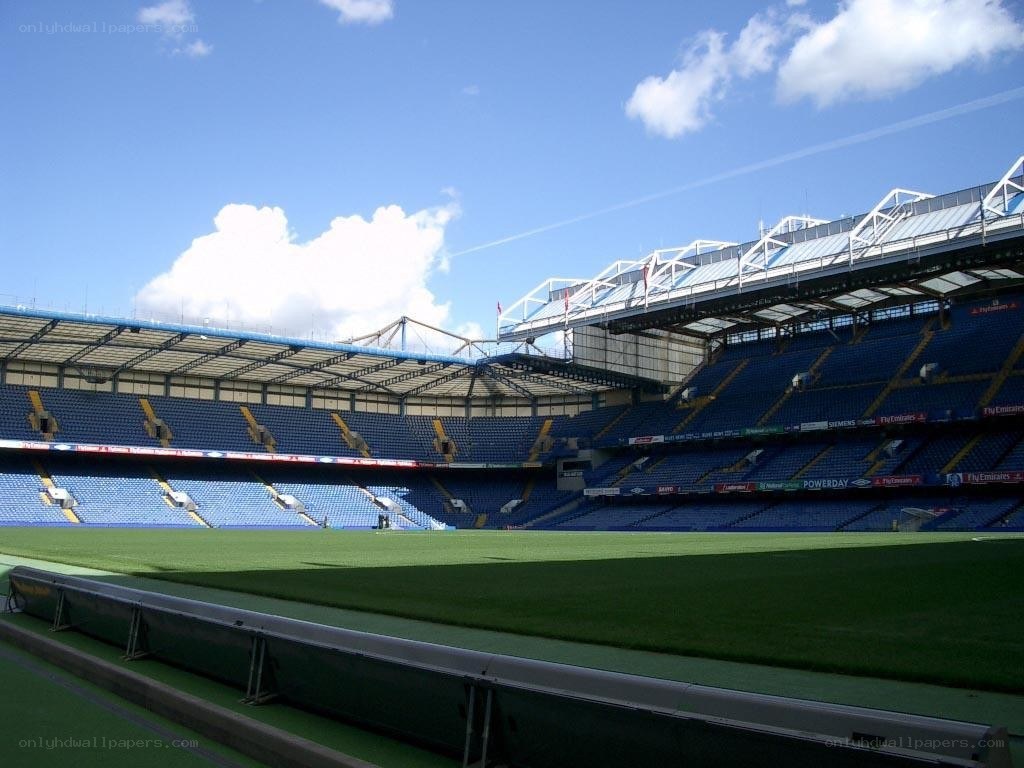 empty stadium on a sunny day